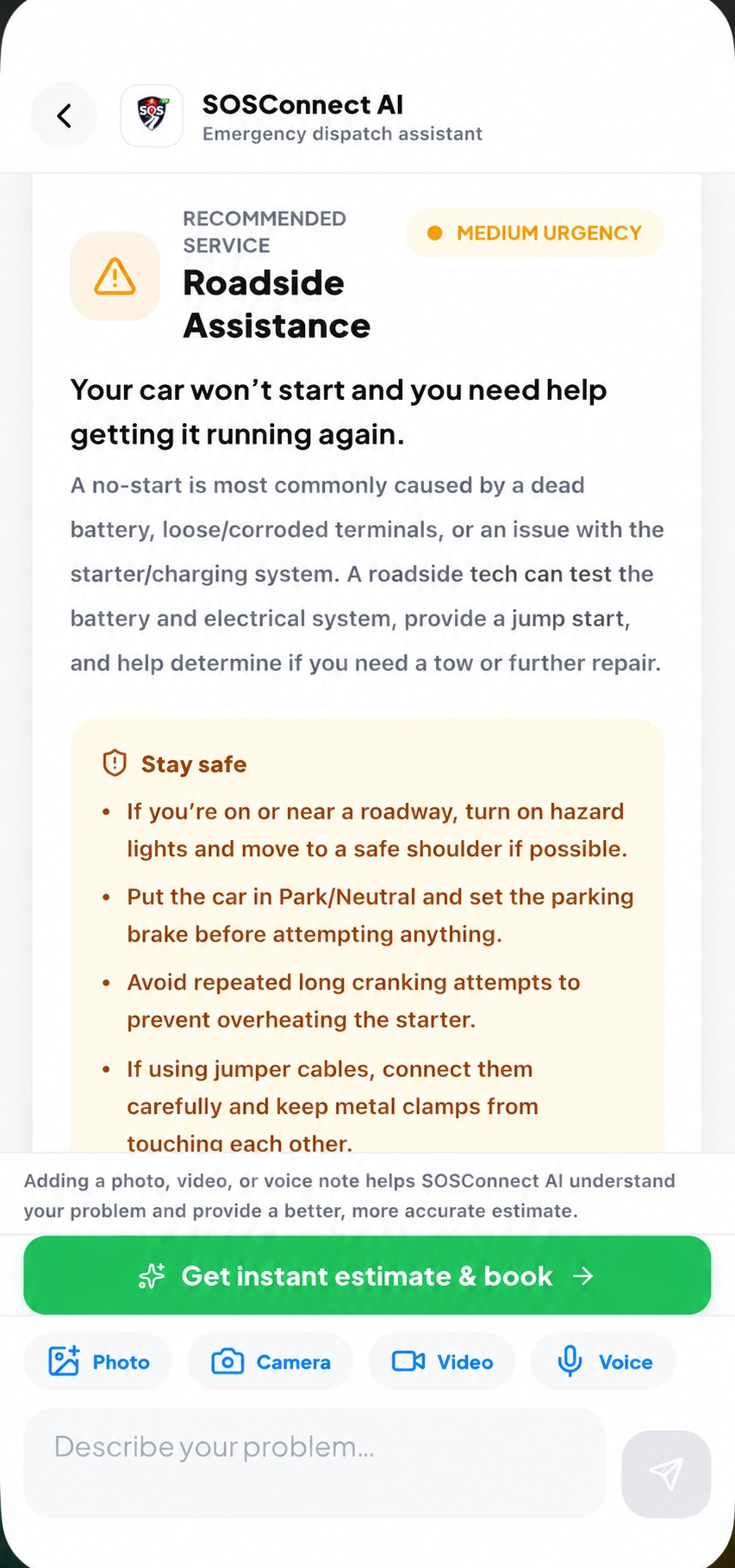 App screen