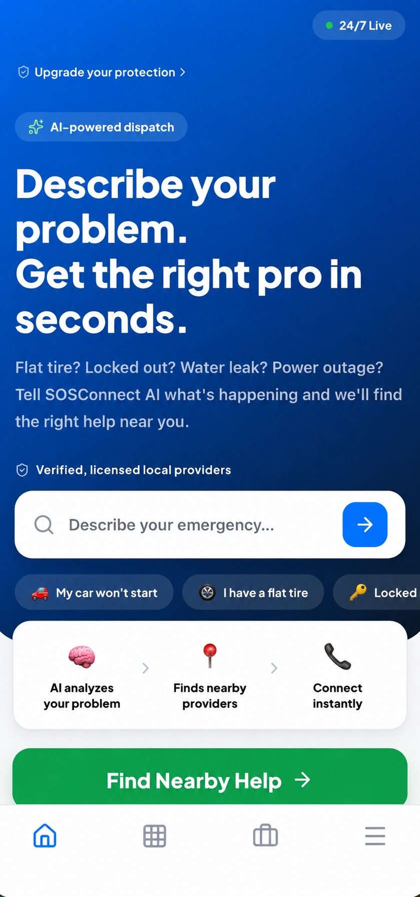 App screen